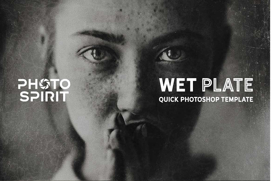 WET PLATE Photoshop Template PRO in Photoshop Plugins - product preview 8