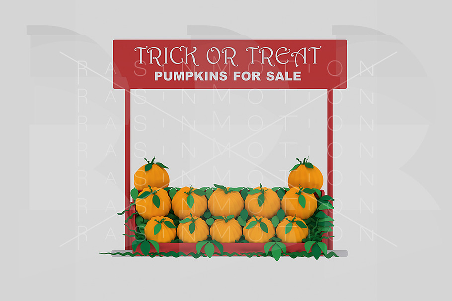Pumpkin shop in Illustrations - product preview 8