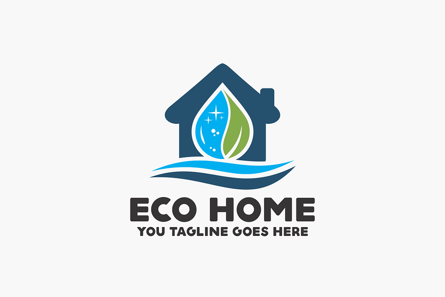 Eco Home Logo in Logo Templates - product preview 8
