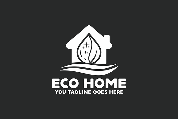 Eco Home Logo in Logo Templates - product preview 1