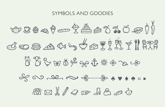 Belle Helene a Script & Symbols Font in Script Fonts - product preview 6