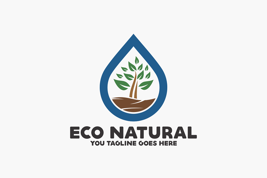 Eco Natural in Logo Templates - product preview 8