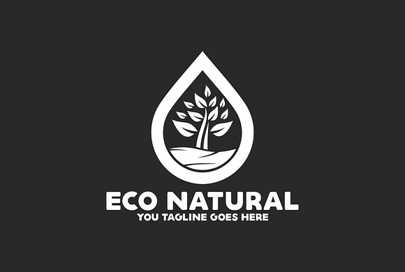 Eco Natural in Logo Templates - product preview 1