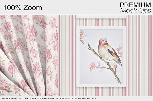 Curtains & Pillows Set in Product Mockups - product preview 22