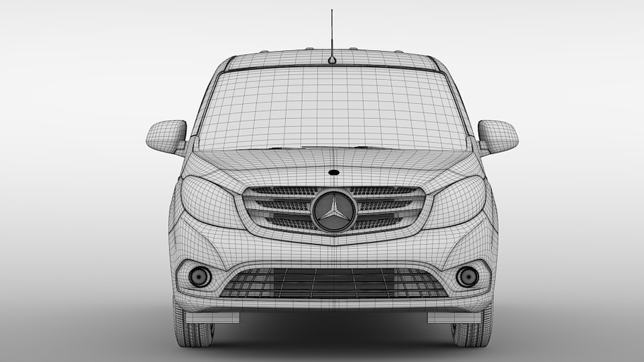 Mercedes Benz Citan Van L2 2017 in Vehicles - product preview 15