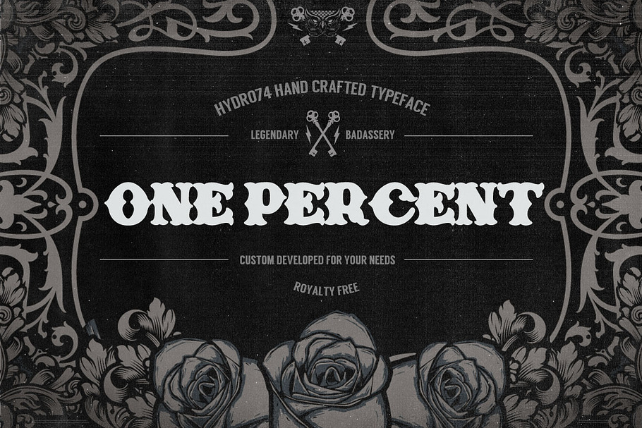 One Percent in Display Fonts - product preview 8