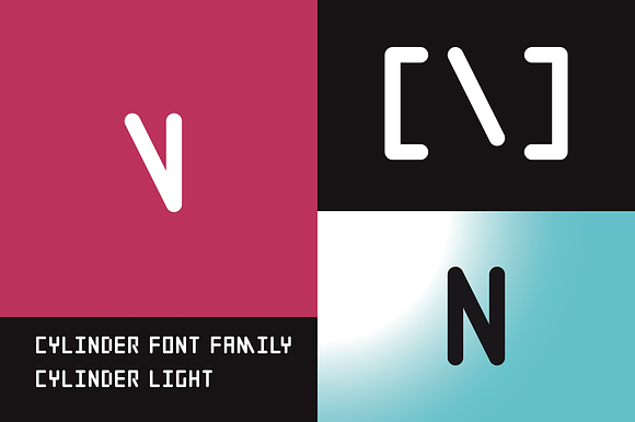 Cylinder Font Family in Display Fonts - product preview 3