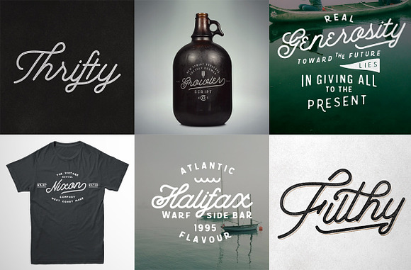 Growler Script in Chalkboard Fonts - product preview 2