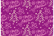 Christmas purple wrapping