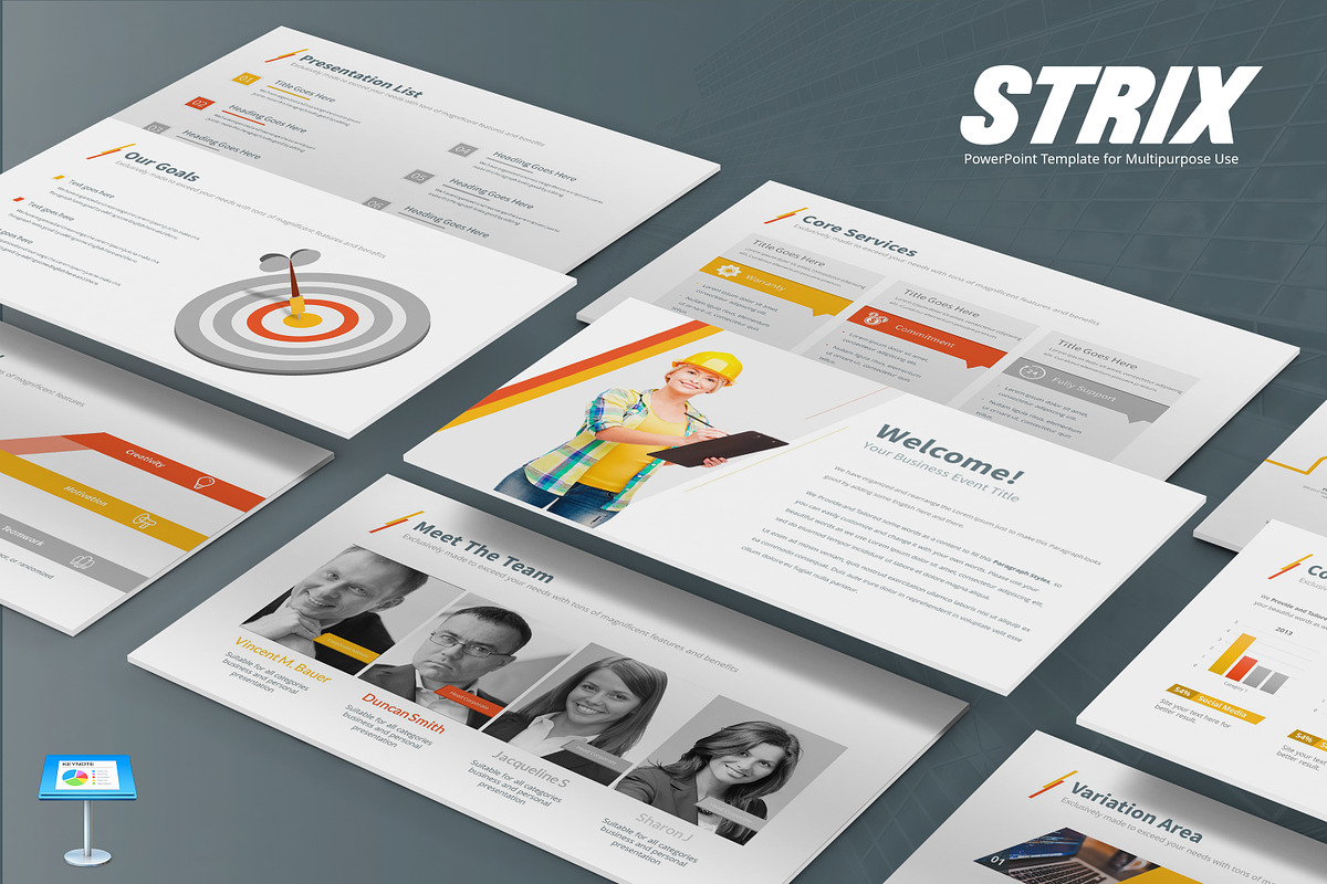 Strix - Keynote Template in Keynote Templates - product preview 8