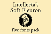 Soft Fleurons Pack - five fonts