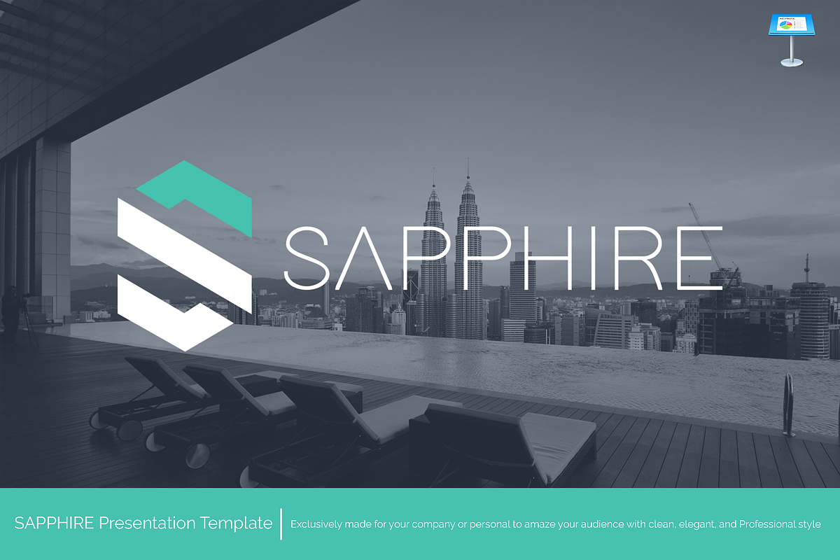 Sapphire - Keynote Template in Keynote Templates - product preview 8