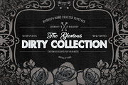 The Dirty Collection - 16 Fonts