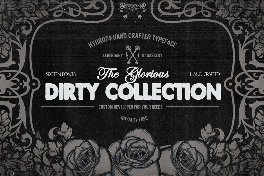 The Dirty Collection - 16 Fonts in Display Fonts - product preview 8