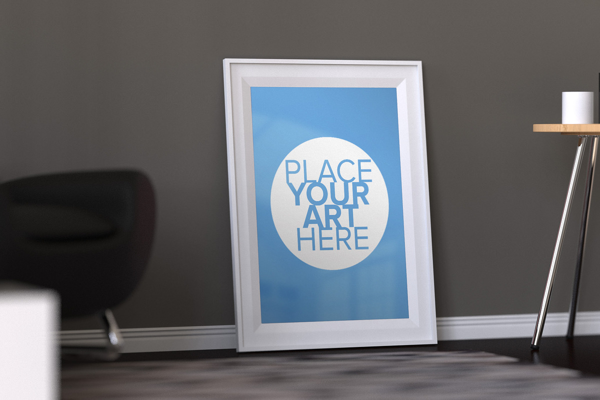 Poster Frame Mock-Up in Print Mockups - product preview 8