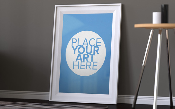 Poster Frame Mock-Up in Print Mockups - product preview 1