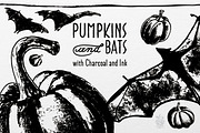 Pumpkins and Bats