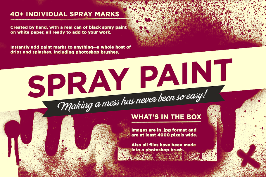 Spray paint pack in Textures - product preview 8