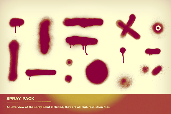 Spray paint pack in Textures - product preview 2