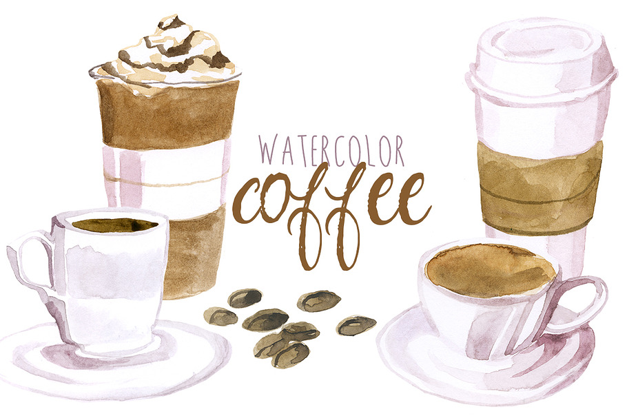 Watercolor Coffee