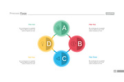 Four Connected Circles Slide Template