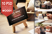 10 PSD Business Card Mockups W1