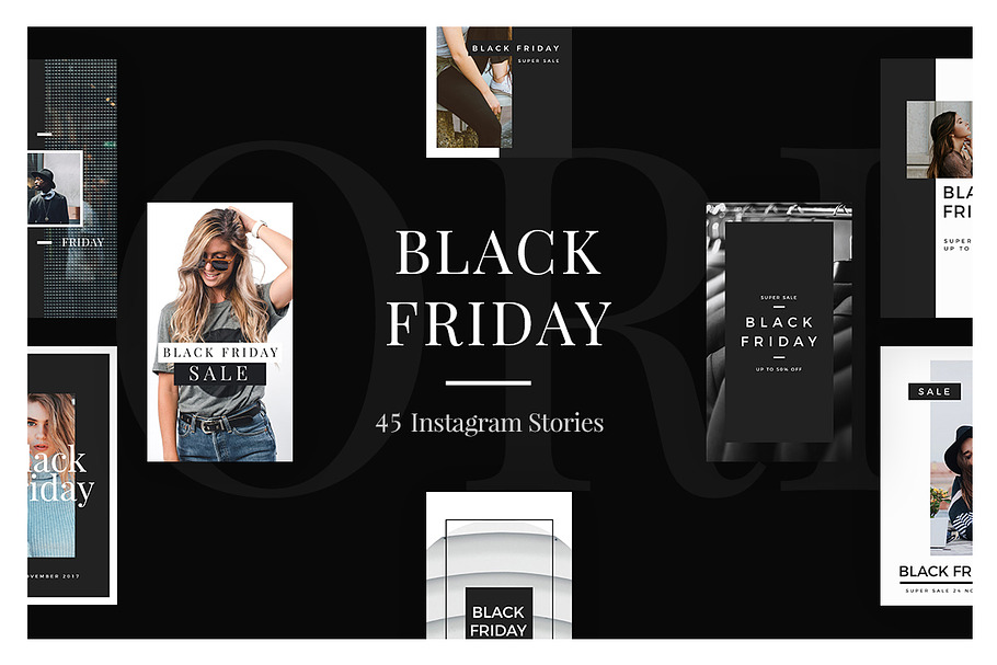 45 Black Friday Instagram Stories in Social Media Templates - product preview 8