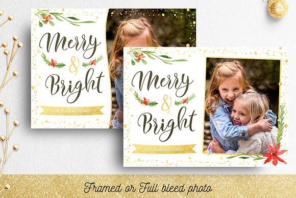 Christmas Card Photographer Template in Card Templates - product preview 1