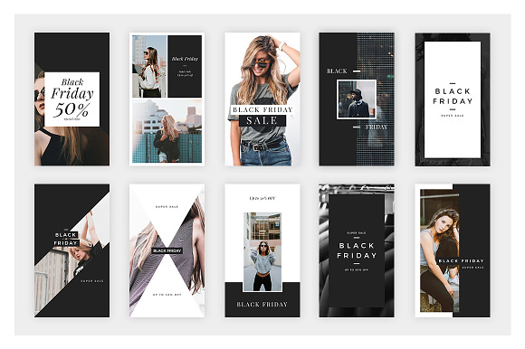 45 Black Friday Instagram Stories in Social Media Templates - product preview 3