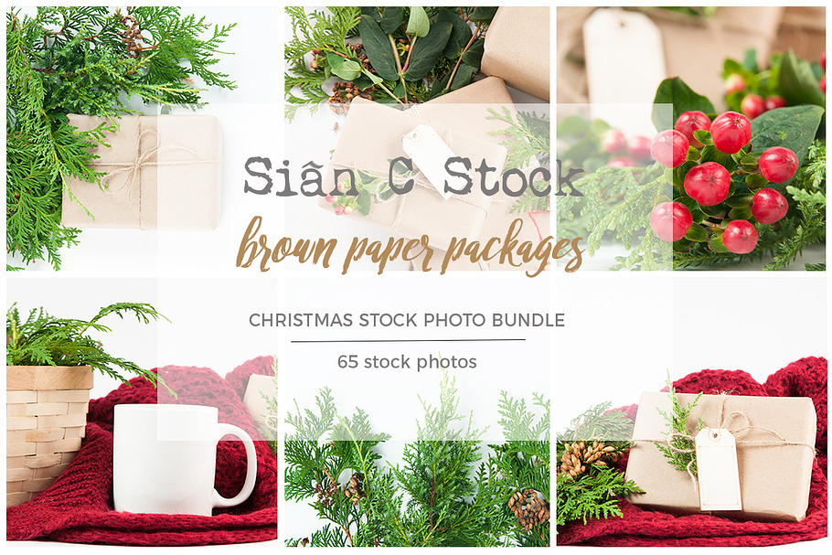 Brown Paper Packages Photo Bundle in Social Media Templates - product preview 8