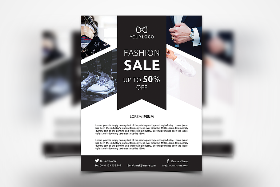 Men Clothing Flyer in Flyer Templates - product preview 8