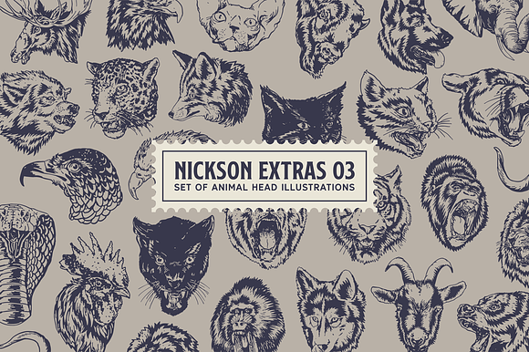 S&S Nickson Font Bundle in Hipster Fonts - product preview 5