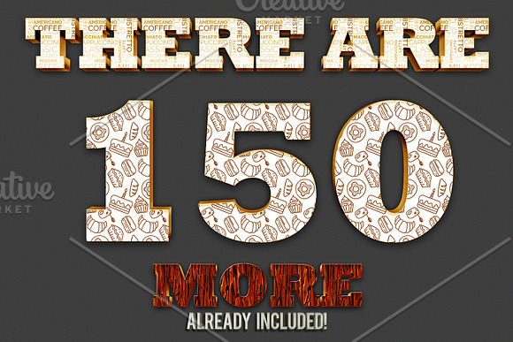 Mega Bundle 250+ 3D Text Styles in Photoshop Layer Styles - product preview 9