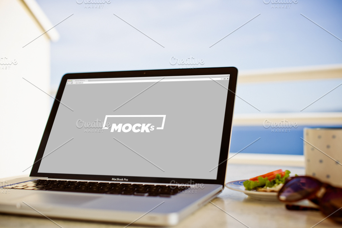 Vacation Macbook Mockup PSD in Mobile & Web Mockups - product preview 8