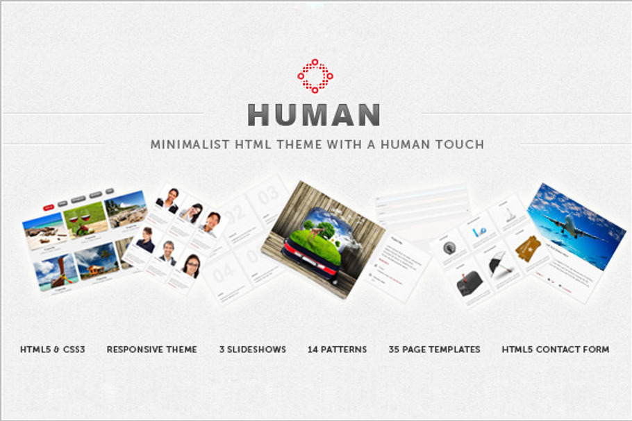 Human - Responsive HTML5 theme in HTML/CSS Themes - product preview 8