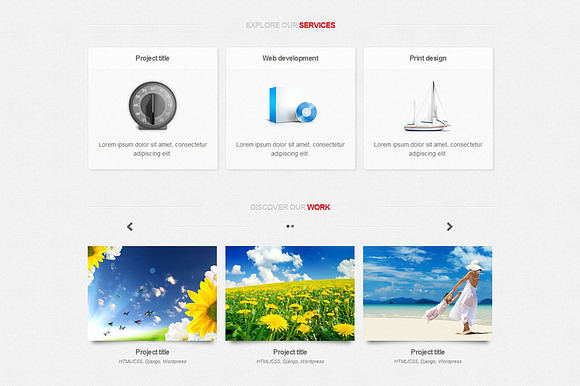 Human - Responsive HTML5 theme in HTML/CSS Themes - product preview 2