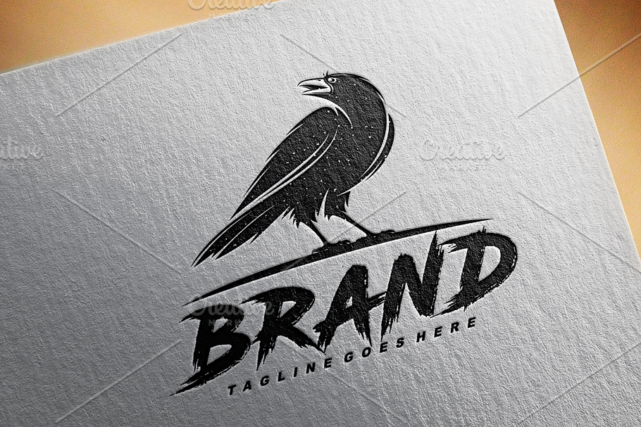 Raven Logo in Logo Templates - product preview 8