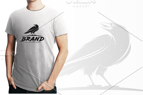 Raven Logo in Logo Templates - product preview 1