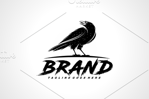 Raven Logo in Logo Templates - product preview 2