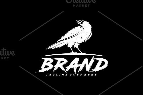 Raven Logo in Logo Templates - product preview 3
