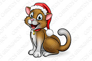 Christmas Santa Hat Cat