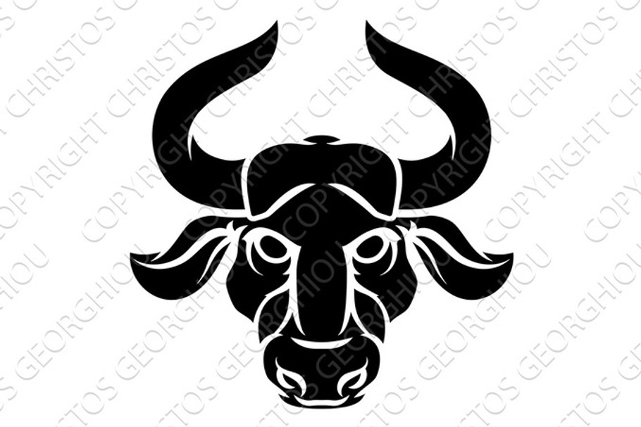 Bull Taurus Zodiac Horoscope Sign in Illustrations - product preview 8