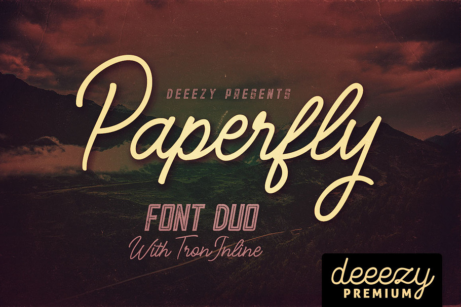 Paperfly Font Duo