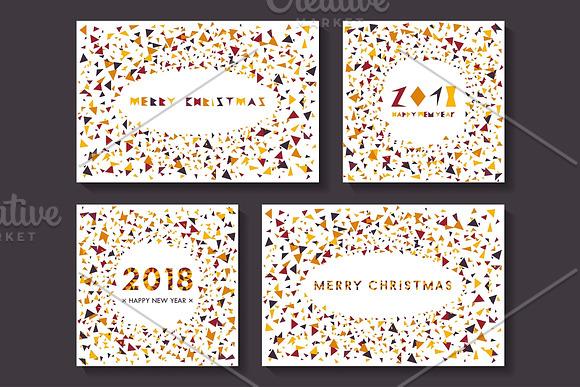 Collection of Christmas cards in Objects - product preview 1