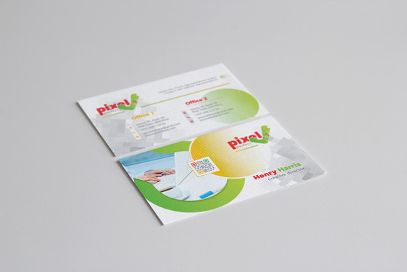 Colorful Business Card  in Business Card Templates - product preview 2