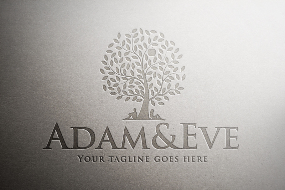 Adam And Eve Logo Template Creative Logo Templates Creative Market