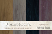 Dark and Moody 12 Photoshop Textures