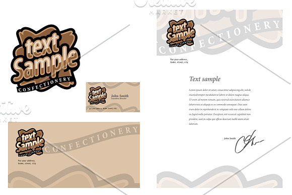 Corporate identity in Illustrations - product preview 1