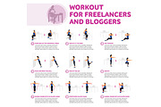 Workout for freelancers and bloggers