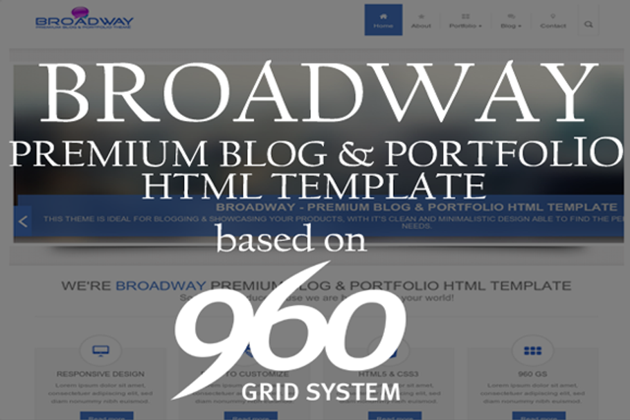 BroadWay in HTML/CSS Themes - product preview 8